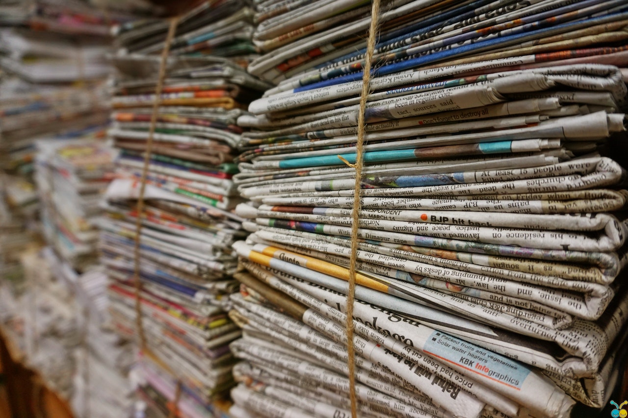 Collection of paper waste for commercial from Baileys skip hire and recycling